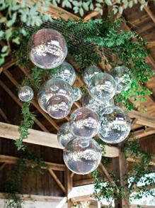 1pc Glass Ball Decoration, Modern Ball Ornament For Party - Silver - View 5