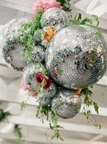 1pc Glass Ball Decoration, Modern Ball Ornament For Party - Silver - View 6