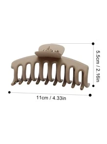 4 件装实心发夹，适合浓密头发，强力定型发夹，蝴蝶发夹，发夹，时尚发饰，适合女士休闲，爪夹，发夹，发夹 - 彩色 - 查看 4