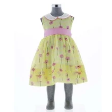 Vestido para Niña Amarillo 3529 Tallas 0 a 4 Años - Amarillo - Ver 2