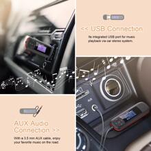 AGPTEK U3 USB Stick Mp3 Player, 8GB Music Player Supports Replaceable AAA Battery, Recording, FM Radio, Expandable Up to 64GB, Black - 黑色 - 查看 8
