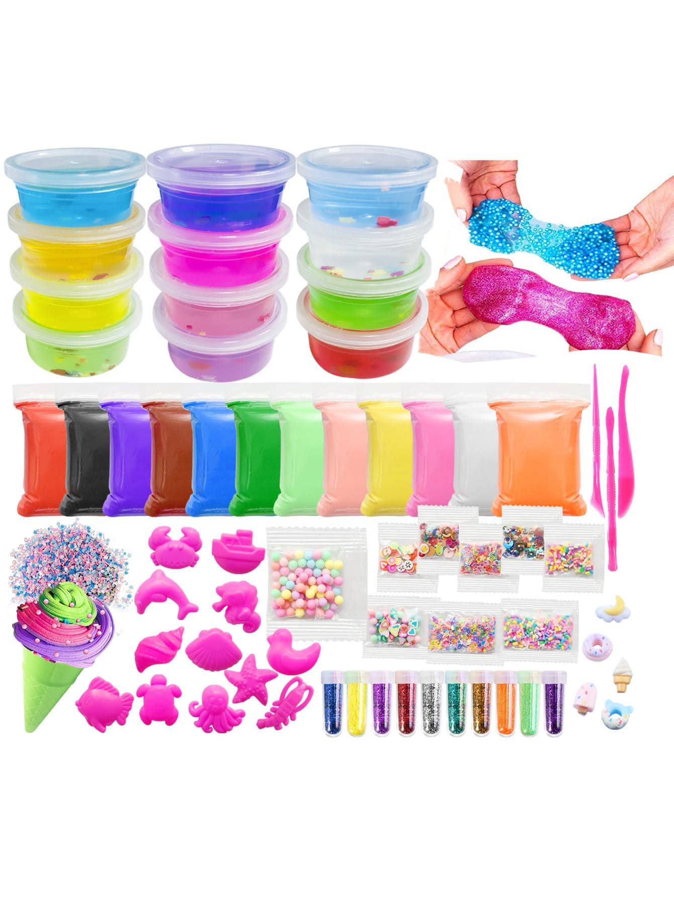 64pcs Slime Making Kit - Multicolor - View 1