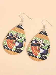 Hoa tai giọt nước Halloween - Nhiều màu - Xem 2