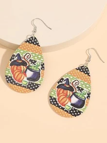 Hoa tai giọt nước Halloween - Nhiều màu - Xem 3