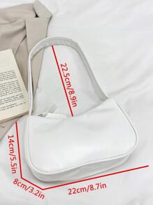 Crowd 女士包包 紫色腋下包 2023 新款复古棍包单肩手提包