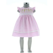 Vestido para Niña Rosa 3477 Tallas 0 a 5 Años - Rosa - Ver 2