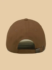Tree Branch Pattern Baseball Cap - Coffee Brown - View 3