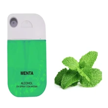Portable Hand Sanitizer Card Pocket Atomizer With Aroma Hanging Strap - Mint Green - View 1