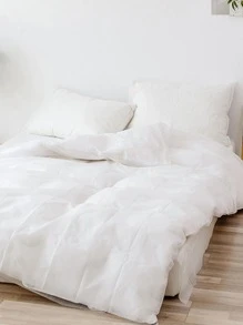 4入組/套一次性床上用品套裝,包括床單、被套、枕套和旅行睡袋,適用於酒店或旅行雙人住宿 - 白色 - 查看 1