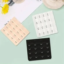 3入組4鉤文胸延長帶，舒適可調節文胸帶，女士內衣和內衣配飾