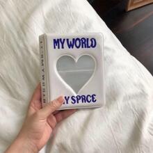 Mini Álbum De Fotos De Dibujos Animados De 64 Bolsillos, Portafotos/tarjetas, Libro, Colecciones - Blanco - Ver 1