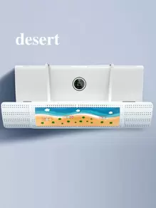 1pc Plastic Air Conditioning Wind Deflector, Modern Adjustable Indoor Air Conditioner Cover For Home - Multicolor - View 1