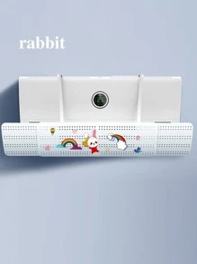 1pc Plastic Air Conditioning Wind Deflector, Modern Adjustable Indoor Air Conditioner Cover For Home - Multicolor - View 4