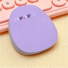 4入組卡通圖形便簽，現代便攜式學生便簽 - 彩色 - 查看 4