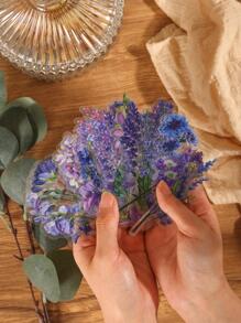 40 Cái Họa Tiết Hoa Các Loại Miếng Dán, Hình Hoạt Hình Miếng Dán Trang Trí Đa Năng Cho Thủ Công DIY, Trang Trí Tài Khoản Cầm Tay - Nhiều màu - Xem 1