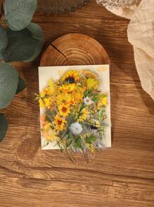 40pcs Flower Pattern Assorted Sticker, Cartoon Multi-purpose Decorative Sticker For DIY Craft, Hand Account Decoration - Multicolor - View 4