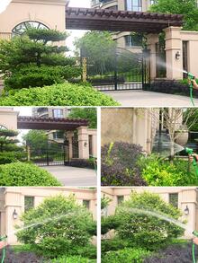 1pc ABS Watering Gun, Modern Multifunctional Manual Watering Gun For Garden - Green - View 5