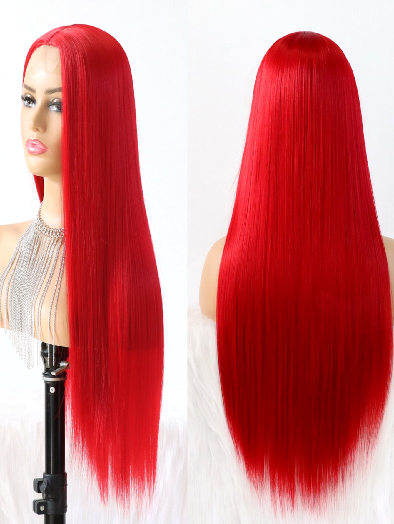 Lace Front Long Straight Synthetic Wig SHEIN USA