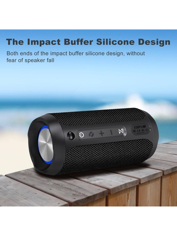 EDUPLINK Waterproof Portable Bluetooth Speaker 20W Louder Wireless Speaker with 20 Hours