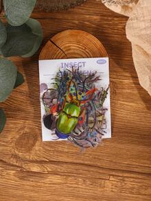 40 miếng dán hình côn trùng các loại, miếng dán trang trí đa năng hoạt hình cho nghề thủ công DIY, trang trí tài khoản cầm tay - Nhiều màu - Xem 4