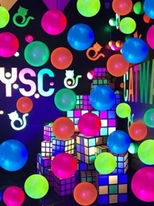 20pcs Latex Decorative Balloon, Modern Mixed Color Glow In The Dark Balloon For Home Decor - Multicolor - View 5