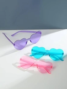 Kính thời trang 3 cặp hình trái tim dễ thương - Nhiều màu - Xem 2