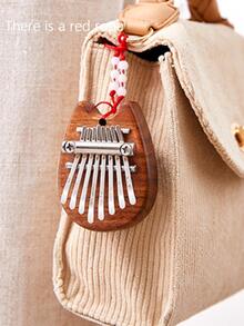 1pc Mini Kalimba, Funny Brown Game Toy For Gift - Brown - View 7