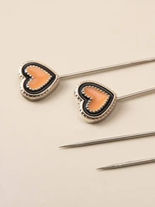 1 Gói 20 Chiếc Ghim Khăn Hijab Bằng Nhựa Phong Cách Cổ Điển, Màu Sắc Ngẫu Nhiên - Nhiều màu - Xem 2