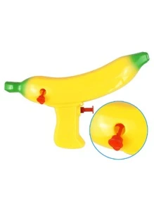 1入組塑膠兒童香蕉設計水槍搞笑玩具適用於禮品 - 黃色 - 查看 3