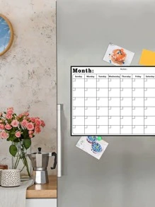 SUPSTICKER PVC Nam Châm Gắn Tủ Lạnh, Chữ Cái Hiện Đại Đồ Họa Tủ Lạnh Miếng Dán Nam Châm Cho Gia Đình - Nhiều màu - Xem 2