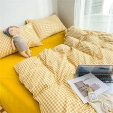 1pc Plaid Pattern Duvet Cover Without Filler, Modern Polyester Soft Comfortable Bedding Duvet Cover For Bedroom