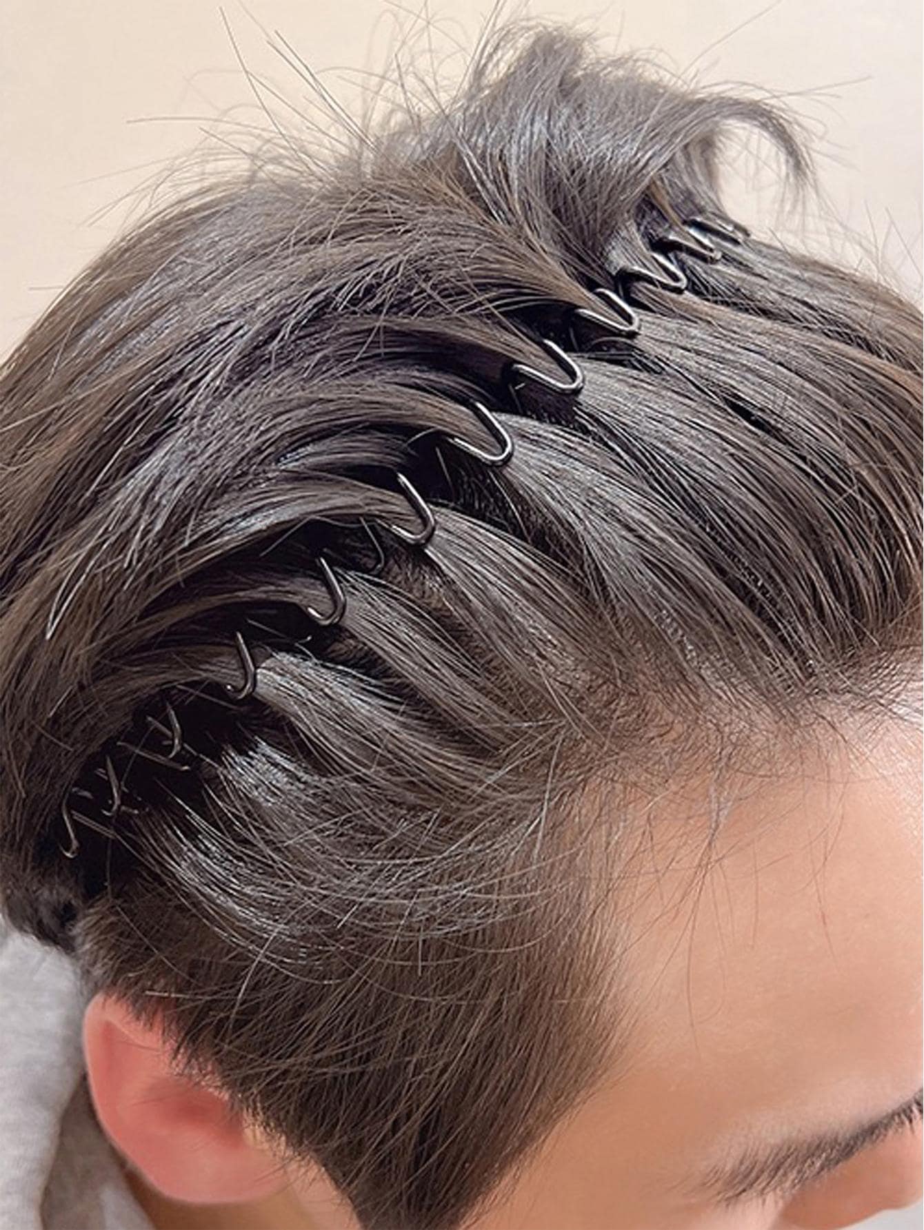 1个/2个装 时尚简约男士发箍，男士配饰，男士头部饰品，波浪形发带，棒球配饰，男士礼物