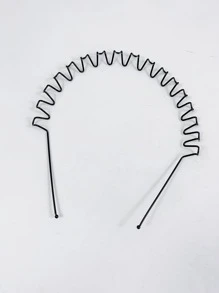 1个/2个装 时尚简约男士发箍，男士配饰，男士头部饰品，波浪形发带，棒球配饰，男士礼物