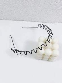 1个/2个装 时尚简约男士发箍，男士配饰，男士头部饰品，波浪形发带，棒球配饰，男士礼物