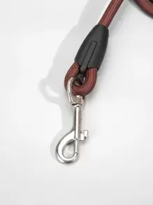 1pc Minimalist Pet Leash For Dog For Outdoor - Rust Brown - View 5