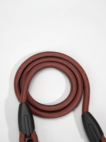 1pc Minimalist Pet Leash For Dog For Outdoor - Rust Brown - View 4