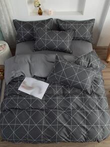 1 Họa Tiết Hình Học Túi Đựng Chăn Màn Không Chất Độn, Chất Liệu Vải Hiện Đại Mềm Mại Chăn Ga Gối Túi Đựng Chăn Màn Cho Phòng Ngủ - Nhiều màu - Xem 2