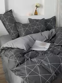 1 Họa Tiết Hình Học Túi Đựng Chăn Màn Không Chất Độn, Chất Liệu Vải Hiện Đại Mềm Mại Chăn Ga Gối Túi Đựng Chăn Màn Cho Phòng Ngủ - Nhiều màu - Xem 4