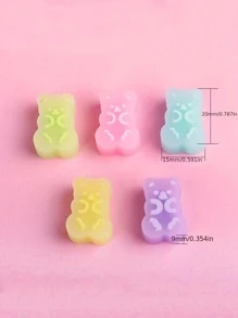 5 cục tẩy hình gấu, cục tẩy bút chì cầm tay dễ thương cho học sinh - Nhiều màu - Xem 4
