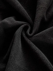 1入組素色沙發座位極簡滌綸彈性沙發墊套適用於客廳 - 黑色 - 查看 7