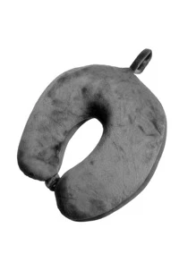 1入組U型素色彈力纖維車頸枕 - 深灰色 - 查看 3