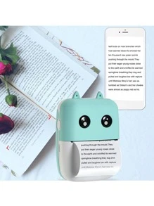 GOTOOGO 1pc ABS Mini Printing Machine, Modern Portable Mini Printer For Kids - Green - View 3
