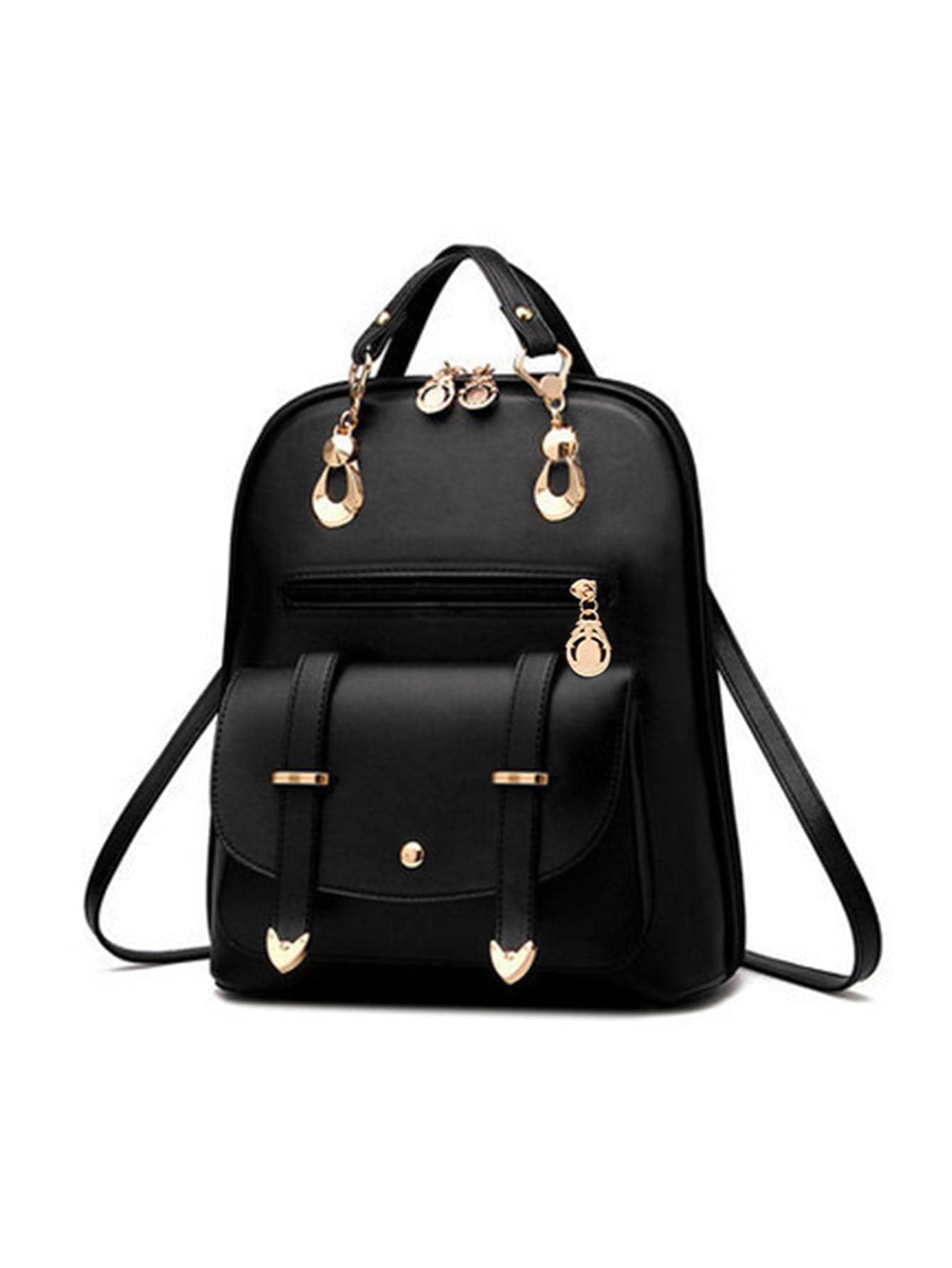 Không thấm nước , Nhẹ Đúng mốt Ba lô Cổ điển Màu thuần Dây kéo Dây đeo có thể điều chỉnh Đối với Cô gái tuổi teen NỮ Cao đẳng Sinh viên , Cổ cồn trắng Công nhân
工人 Hoàn hảo Đối với Trường học , Cao đẳng , Làm việc , Làm Việc  , Commute , Trở lại Trường - màu đen - Xem 1