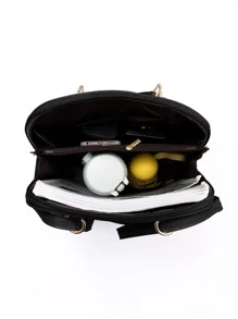 Không thấm nước , Nhẹ Đúng mốt Ba lô Cổ điển Màu thuần Dây kéo Dây đeo có thể điều chỉnh Đối với Cô gái tuổi teen NỮ Cao đẳng Sinh viên , Cổ cồn trắng Công nhân
工人 Hoàn hảo Đối với Trường học , Cao đẳng , Làm việc , Làm Việc  , Commute , Trở lại Trường - màu đen - Xem 3