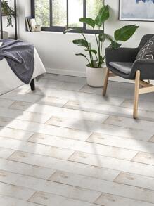 1roll Wooden Pattern Waterproof Floor Sticker - Multicolor - View 1