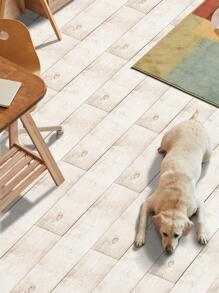 1roll Wooden Pattern Waterproof Floor Sticker - Multicolor - View 7