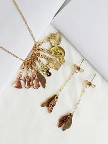 3 piezas/set Set joya árbol de Navidad adorno - Multicolor - Ver 3