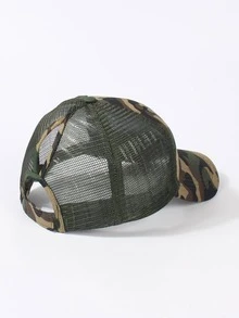 1 chiếc mũ dành cho nữ họa tiết camo thông thường dành cho người lái xe tải ngoài trời - Nhiều màu - Xem 2