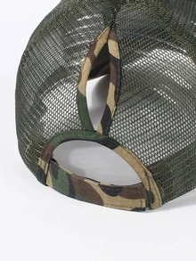 1 chiếc mũ dành cho nữ họa tiết camo thông thường dành cho người lái xe tải ngoài trời - Nhiều màu - Xem 3