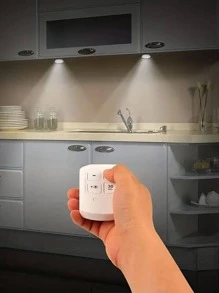 1 set Luz led de plástico moderno para casa - Blanco - Ver 2